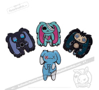 Load image into Gallery viewer, Plushie Dreadfuls - 2 Inch Enamel Pin Pin
