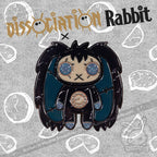 Plushie Dreadfuls - 2 Inch Enamel Pin Dissociation Pin