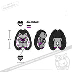 Plushie Dreadfuls - ACE rabbit - Mysterious