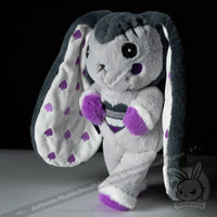 Load image into Gallery viewer, Plushie Dreadfuls - ACE Rabbit - Plush Stuffed Animal - Mysterious
