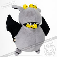 Load image into Gallery viewer, Plushie Dreadfuls - Adhd Bat Plush Stuffed Animal Plush
