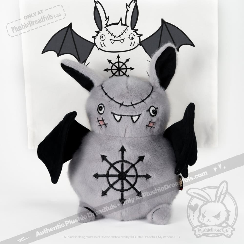 Plushie Dreadfuls ADHD Bat Plush Stuffed Animal Mysterious