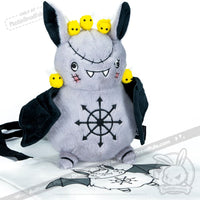 Load image into Gallery viewer, Plushie Dreadfuls - ADHD Bat - Plush Stuffed Animal - Mysterious
