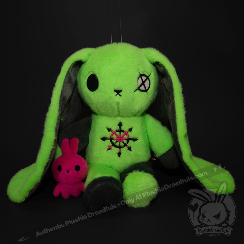 Plushie Dreadfuls - ADHD Rabbit Extra Chaos Edition- Plush Stuffed Animal plush