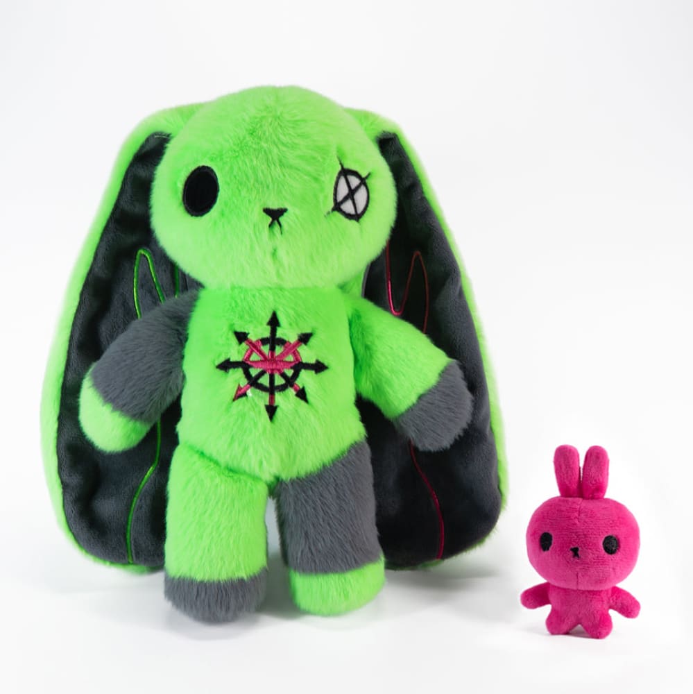 Plushie Dreadfuls - ADHD Rabbit Extra Chaos Edition- Plush Stuffed Animal plush