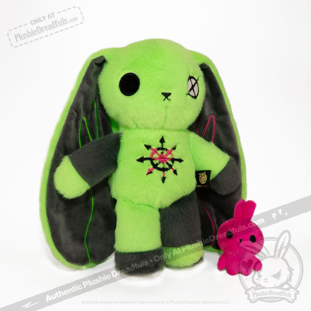 Plushie Dreadfuls - ADHD Rabbit Extra Chaos Edition- Plush Stuffed Animal plush