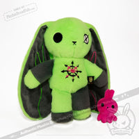 Load image into Gallery viewer, Plushie Dreadfuls - ADHD Rabbit Extra Chaos Edition- Plush Stuffed Animal plush
