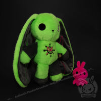 Load image into Gallery viewer, Plushie Dreadfuls - ADHD Rabbit Extra Chaos Edition- Plush Stuffed Animal plush

