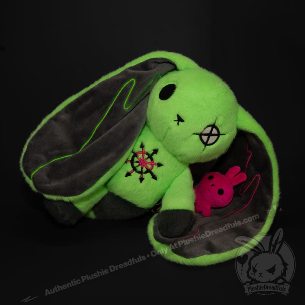 Plushie Dreadfuls - ADHD Rabbit Extra Chaos Edition- Plush Stuffed Animal plush