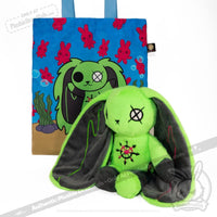 Load image into Gallery viewer, Plushie Dreadfuls - ADHD Rabbit Extra Chaos Edition- Plush Stuffed Animal plush
