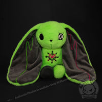 Load image into Gallery viewer, Plushie Dreadfuls - ADHD Rabbit Extra Chaos Edition- Plush Stuffed Animal plush
