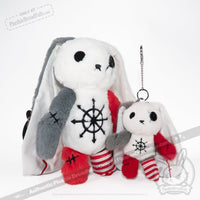 Load image into Gallery viewer, Plushie Dreadfuls -ADHD Rabbit Plush Keychain Accessory Keychain
