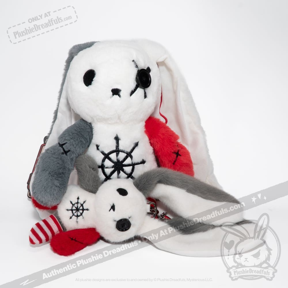Plushie Dreadfuls -ADHD Rabbit Plush Keychain Accessory – Mysterious