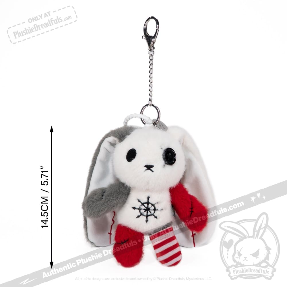 Plushie Dreadfuls -ADHD Rabbit Plush Keychain Accessory – Mysterious