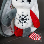 Plushie Dreadfuls - ADHD Rabbit - Plush Stuffed Animal - Mysterious