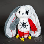 Plushie Dreadfuls - ADHD Rabbit - Plush Stuffed Animal - Mysterious