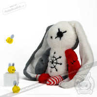 Load image into Gallery viewer, Plushie Dreadfuls - Adhd Rabbit Plush Stuffed Animal Plush
