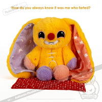 Load image into Gallery viewer, Plushie Dreadfuls - Allergy Rabbit Plush Stuffed Animal Plush
