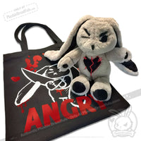 Load image into Gallery viewer, Plushie Dreadfuls -  Angry Rabbit - Mysterious
