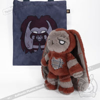 Load image into Gallery viewer, Plushie Dreadfuls - Antisocial Personality Disorder Rabbit V2 - Plush Stuffed Animal plush
