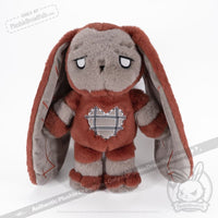Load image into Gallery viewer, Plushie Dreadfuls - Antisocial Personality Disorder Rabbit V2 - Plush Stuffed Animal plush
