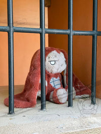 Load image into Gallery viewer, Plushie Dreadfuls - Antisocial Personality Disorder Rabbit V2 - Plush Stuffed Animal plush
