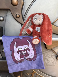 Load image into Gallery viewer, Plushie Dreadfuls - Antisocial Personality Disorder Rabbit V2 - Plush Stuffed Animal plush
