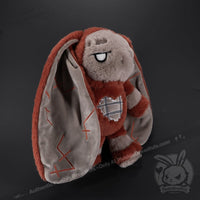 Load image into Gallery viewer, Plushie Dreadfuls - Antisocial Personality Disorder Rabbit V2 - Plush Stuffed Animal plush

