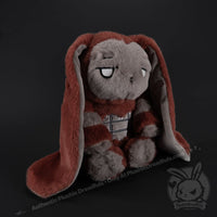 Load image into Gallery viewer, Plushie Dreadfuls - Antisocial Personality Disorder Rabbit V2 - Plush Stuffed Animal plush
