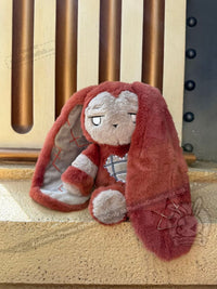 Load image into Gallery viewer, Plushie Dreadfuls - Antisocial Personality Disorder Rabbit V2 - Plush Stuffed Animal plush
