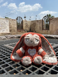 Load image into Gallery viewer, Plushie Dreadfuls - Antisocial Personality Disorder Rabbit V2 - Plush Stuffed Animal plush
