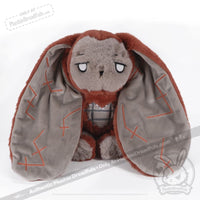 Load image into Gallery viewer, Plushie Dreadfuls - Antisocial Personality Disorder Rabbit V2 - Plush Stuffed Animal plush

