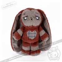 Load image into Gallery viewer, Plushie Dreadfuls - Antisocial Personality Disorder Rabbit V2 - Plush Stuffed Animal plush
