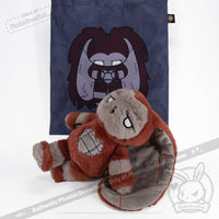 Load image into Gallery viewer, Plushie Dreadfuls - Antisocial Personality Disorder Rabbit V2 - Plush Stuffed Animal plush
