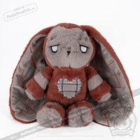 Load image into Gallery viewer, Plushie Dreadfuls - Antisocial Personality Disorder Rabbit V2 - Plush Stuffed Animal plush
