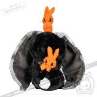 Load image into Gallery viewer, Plushie Dreadfuls - Anxiety Rabbit (Black Limited Edition) Plush Stuffed Animal Plush
