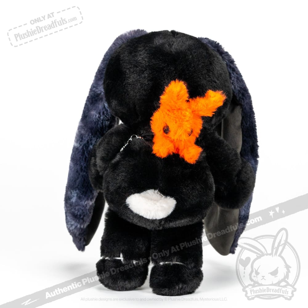 Plushie Dreadfuls - Anxiety Rabbit (Black Limited Edition) Plush Stuffed Animal Plush