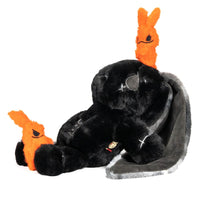 Load image into Gallery viewer, Plushie Dreadfuls - Anxiety Rabbit (Black Limited Edition) Plush Stuffed Animal Plush
