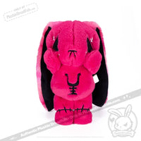 Load image into Gallery viewer, Plushie Dreadfuls - Anxiety Rabbit (Hot Pink Limited Edition) Plush Stuffed Animal Plush
