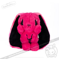 Load image into Gallery viewer, Plushie Dreadfuls - Anxiety Rabbit (Hot Pink Limited Edition) Plush Stuffed Animal Plush
