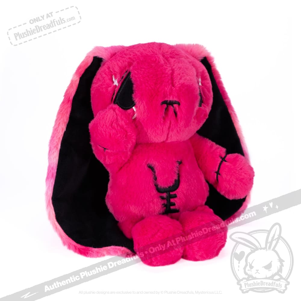 Plushie Dreadfuls - Anxiety Rabbit (Hot Pink Limited Edition) Plush Stuffed Animal Plush