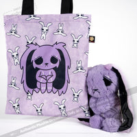 Load image into Gallery viewer, Plushie Dreadfuls - Anxiety Rabbit (Purple Limited Edition) Plush Stuffed Animal Plush
