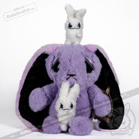 Load image into Gallery viewer, Plushie Dreadfuls - Anxiety Rabbit (Purple Limited Edition) Plush Stuffed Animal Plush

