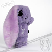 Load image into Gallery viewer, Plushie Dreadfuls - Anxiety Rabbit (Purple Limited Edition) Plush Stuffed Animal Plush
