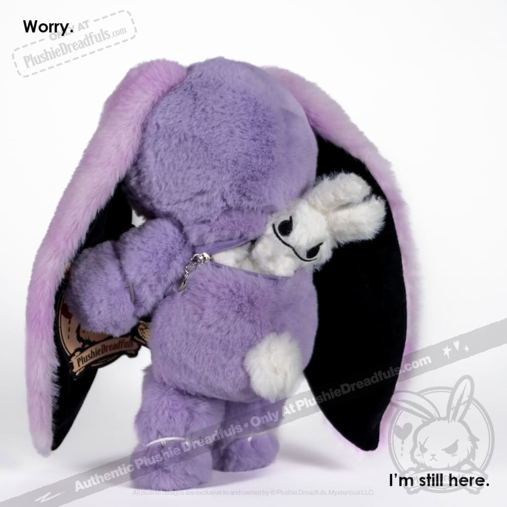 Plushie Dreadfuls - Anxiety Rabbit (Purple Limited Edition) Plush Stuffed Animal Plush
