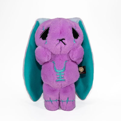 Plushie Dreadfuls - Anxiety Rabbit (PURPLE TEAL Limited Edition) - Plush Stuffed Animal
