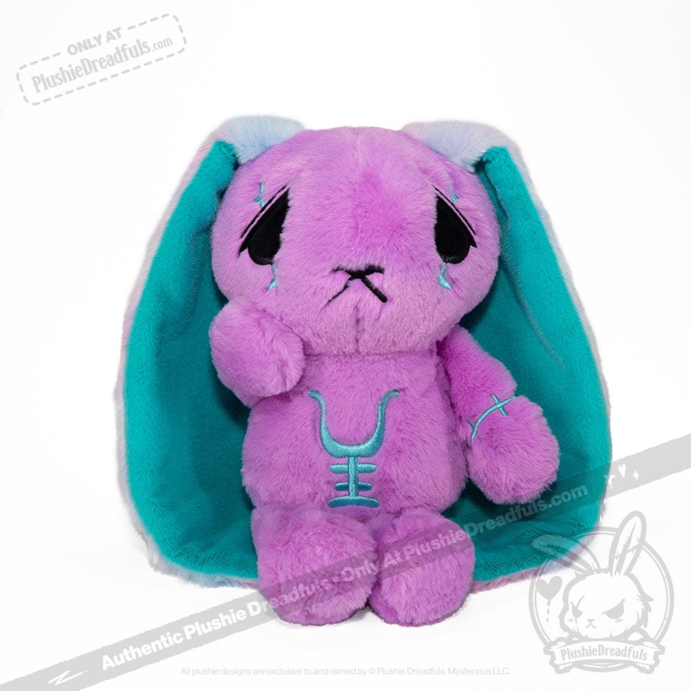 Plushie Dreadfuls - Anxiety Rabbit (PURPLE TEAL Limited Edition) - Plush Stuffed Animal plush