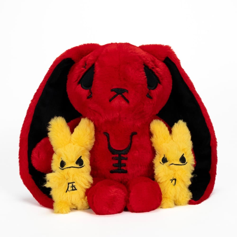 Plushie Dreadfuls Anxiety Rabbit Red ’Pressure’ Edition Plush Stuffed Animal toy