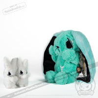 Load image into Gallery viewer, Plushie Dreadfuls - Anxiety Rabbit (Blue Limited Edition) Plush Stuffed Animal Plush
