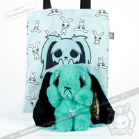 Load image into Gallery viewer, Plushie Dreadfuls - Anxiety Rabbit (Blue Limited Edition) Plush Stuffed Animal Plush
